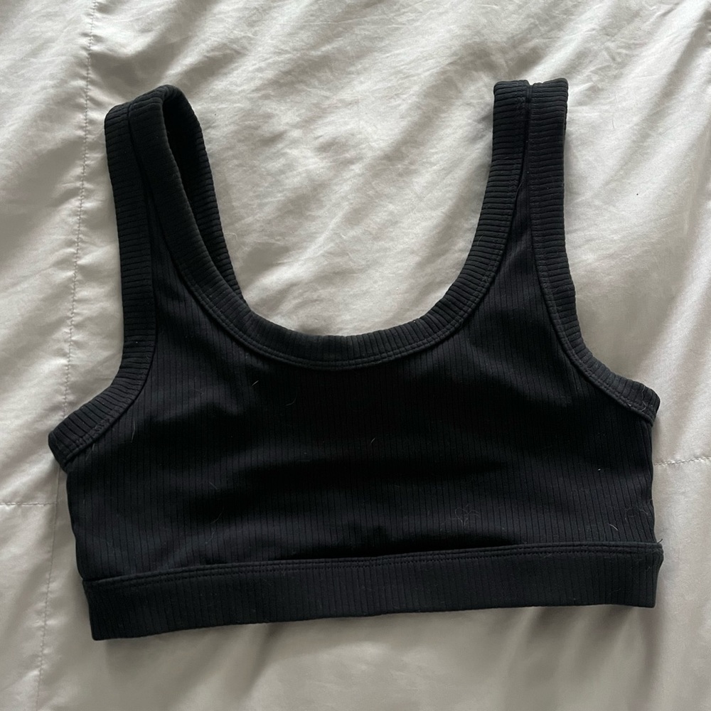 Alo ribbed bra